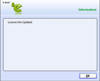 eScan register